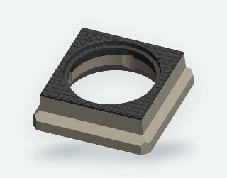 Putafdekking compleet, gat Ø64 cm, voor Pompput
