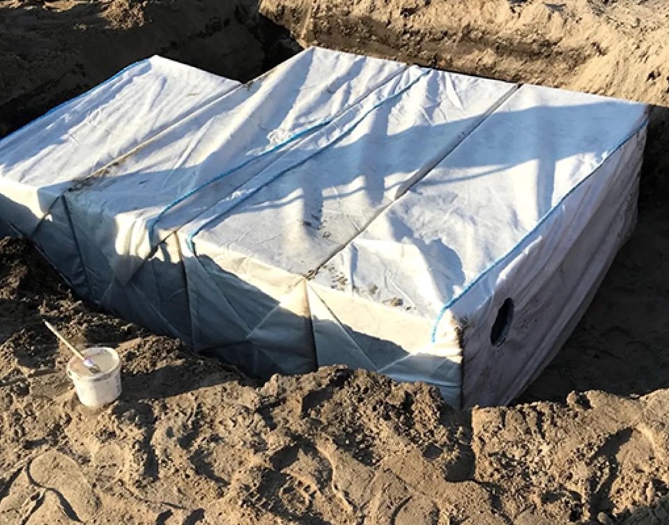 Compleet infiltratiesysteem 200 liter, plug & play