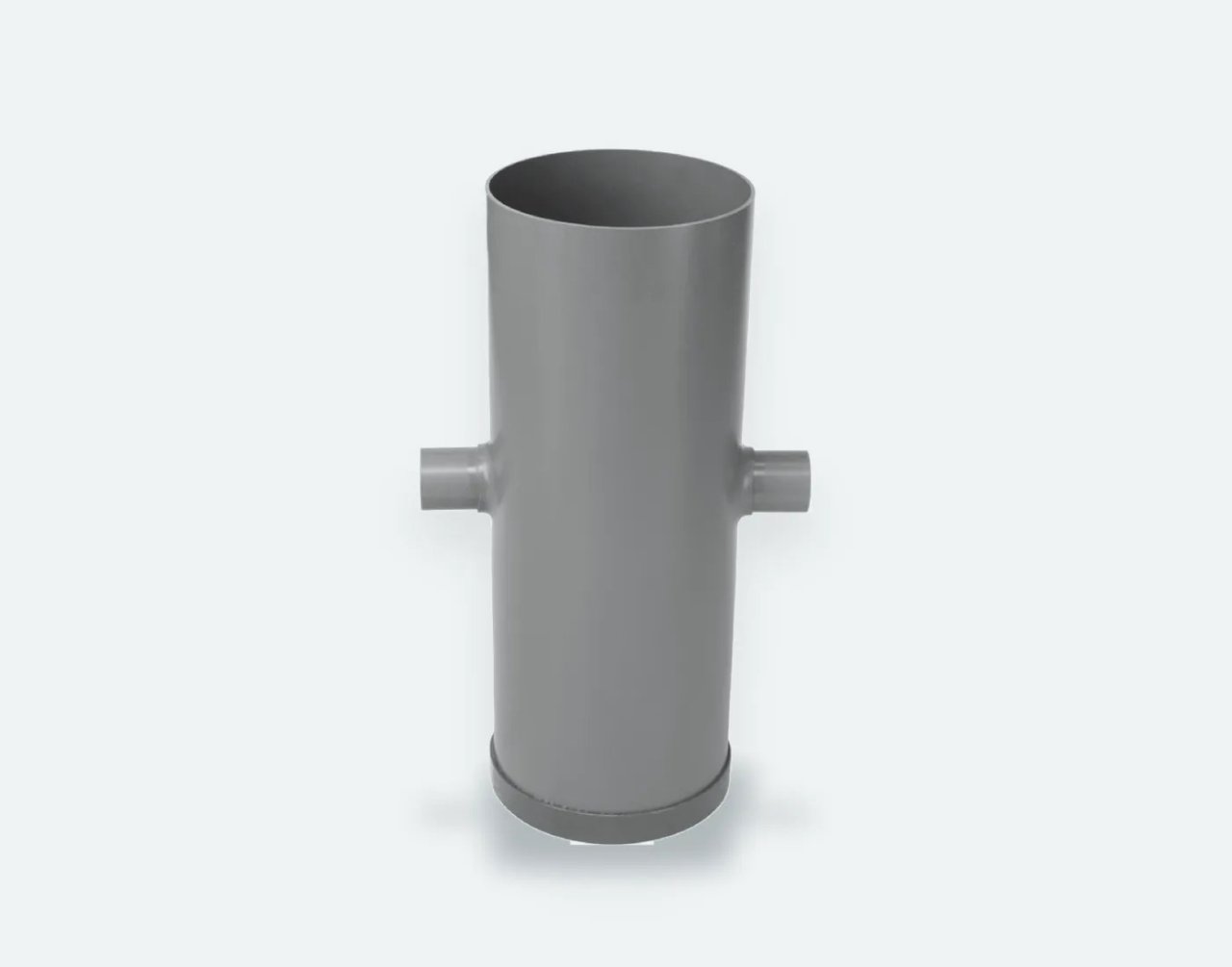PVC zandvangput, 250 mm, met filter, 2 × 80 mm spie, hoogte 85 cm