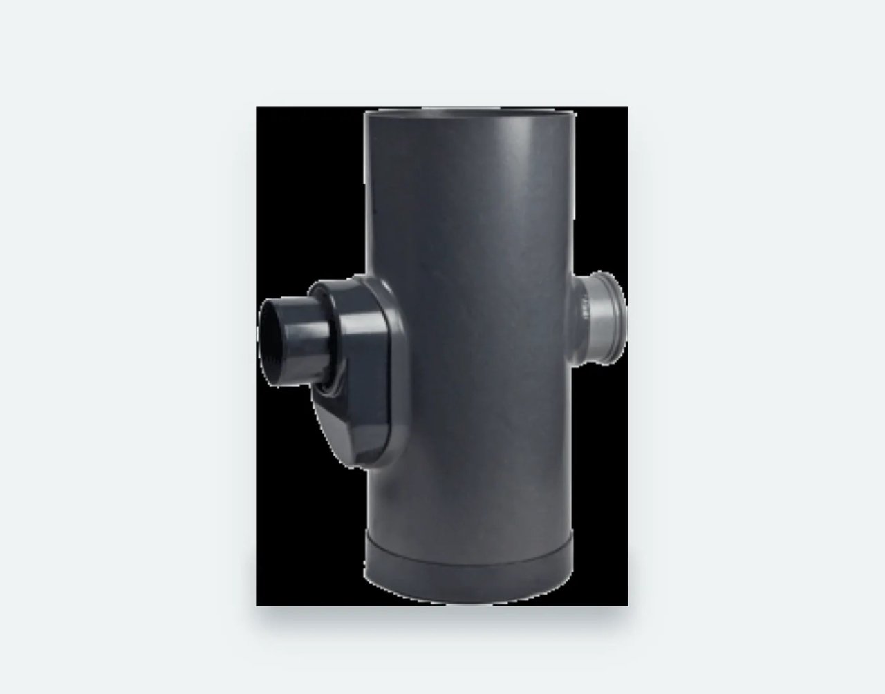 Pluvia Ontlastput 315 mm, hoogte 700 mm, 12 l/s, 2 × 125 mm
