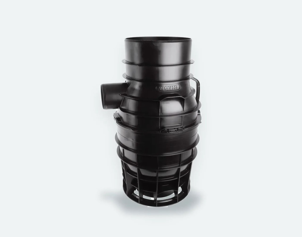Tegra PP onderbak zwart 315×125 + Filter